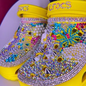 Custom Blinged Crocs